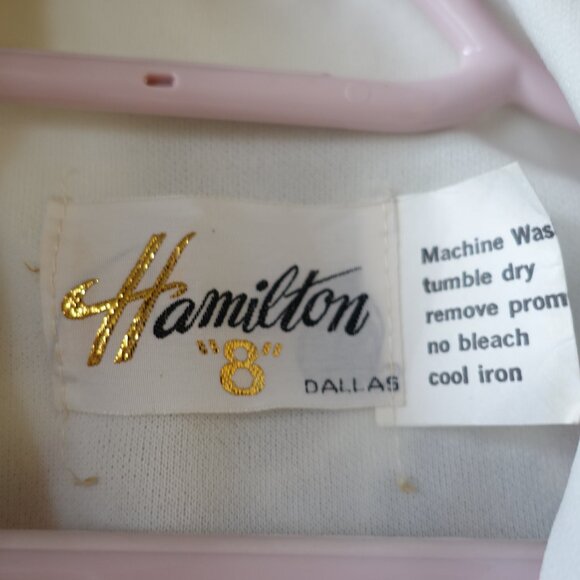 Hamilton Vintage giraffe Safari Animals 70s Shirt Disco Large L LG LRG MED M SM - Picture 10 of 16